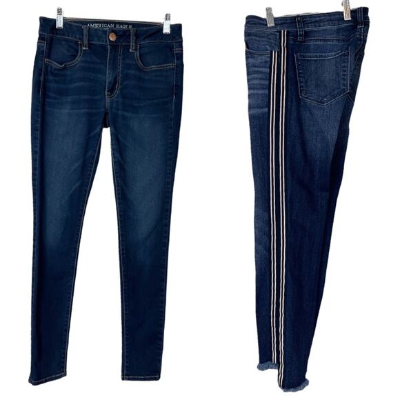 Kut from the Kloth Women's Jeans Reece Ankle Straight Leg Mid Rise Stripe Size 2 - Picture 9 of 10